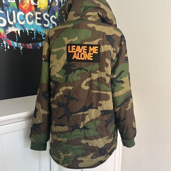 Supreme Reversible “leave me alone” Sherpa Fur Coat - Picture 6 of 14